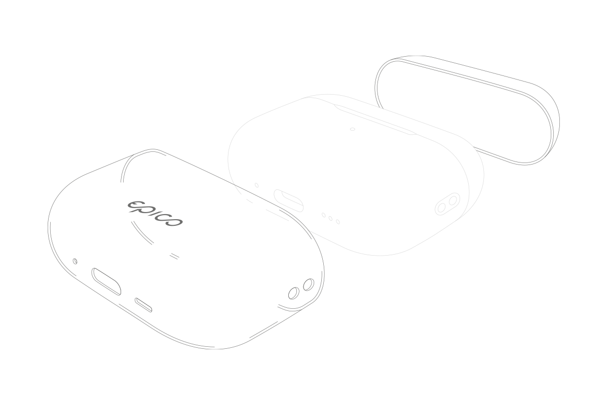 Transparent Cover for AirPods Pro 2